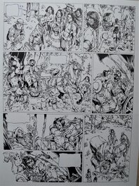 Tiburce Oger - La piste des ombres tome 1 planche 7 - Planche originale