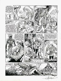 Mohamed Aouamri - Mortepierre - T3 planche 25 - Planche originale