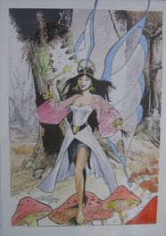 Fée à l'aquarelle Fée à l'aquarelle