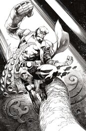 Chris Stevens - Chris STEVENS - HELLBOY - Illustration originale