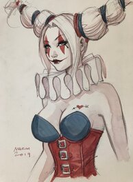 Enrico Marini - Harley quinn - Original Illustration