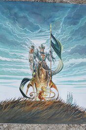 Tiburce Oger - Couverture des chevaliers d'émeraude tome 1 éditions casterman - Comic Strip