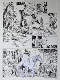 Tiburce Oger - La piste des ombres tome 1 planche 5 - Planche originale