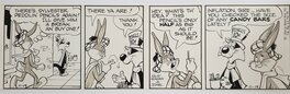 Ralph Reimdahl - Bugs Buny strip - Planche originale