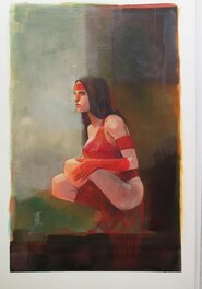 Alex Maleev - Elektra - Illustration originale