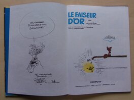 Dédicace sur l'album "Le Faiseur d'or"