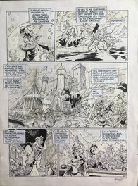 Eric Hübsch - Le chant d'Excalibur t 1 le réveil de Merlin pl 9 - Comic Strip