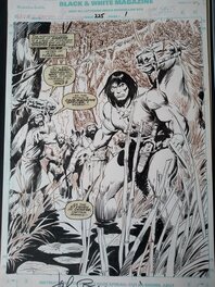 John Buscema - Savage Sword of Conan #225 - Œuvre originale