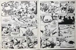 Pierre Brisson - Tomic - l'embuscade de Cappy pl 1 et 2 - Planche originale