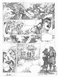 Mohamed Aouamri - Mortepierre - T2 - Planche 4 - crayonné - Planche originale