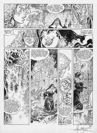 Mohamed Aouamri - Mortepierre - T3 - La mangeuse de lune - Planche 37 - Planche originale