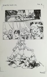 Dan Panosian - Conan and Red Sonja - Planche originale