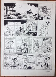 Achdé - LUCKY LUKE AU QUEBEC - Planche originale