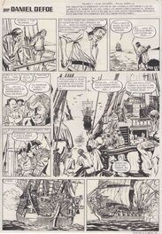 Antonio Pérez Carrillo - Las Aventuras del Capitan Singleton - Planche originale