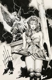 Jim Jimenez - Wonder woman - Illustration originale