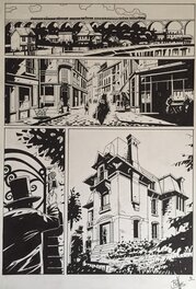 Planche originale - Bones, DESSOUS Tome 2, Un océan de souffrance, planche n°4, 2018.