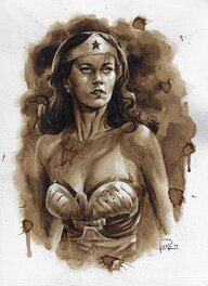 Juapi - Juapi - Wonder Woman 77 / Linda Carter - Illustration originale