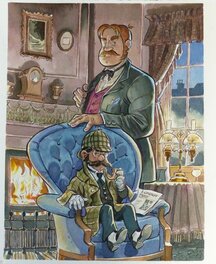 Jacques Lamontagne - Shelton & FELTER, FAMOUS DETECTIVES VENDU - Planche originale