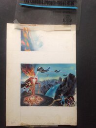 L'original de Couverture de Sainte-Croix avec son Calque Soulevé . L'original de Couverture de Sainte-Croix avec son Calque Soulevé .