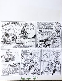 Cézard - SURPLOUF - page titre de la toute première histoire - Planche originale