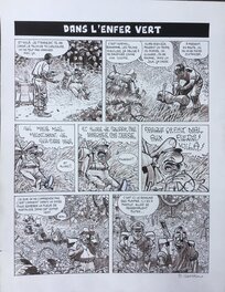 Daniel Goossens - DANS L'ENFER VERT - pl.1 - Planche originale