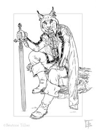 Tillier - Le Bois des Vierges - Illustration N&B Tillier - Le Bois des Vierges - Illustration N&B
