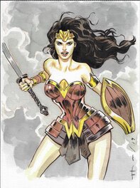 José Homs - Homs - Wonder Woman - Illustration originale