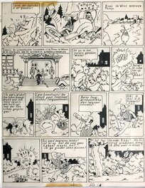 Willy Vandersteen - Rikki en Wiske - Planche originale