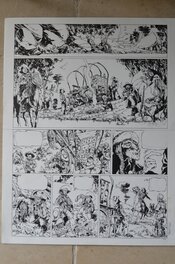 Tiburce Oger - La piste des ombres tome 1 planche 3 - Planche originale