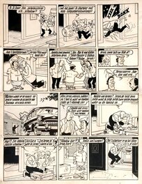 Willy Vandersteen - Bob et Bobette / Suske en Wiske V22 - De Speelgoedzaaier - Planche originale