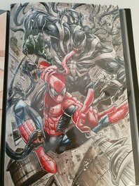 Vinz El Tabanas - Spiderman et venom - Original Illustration