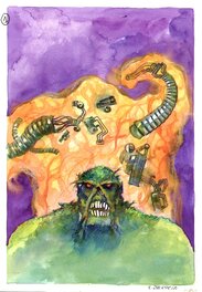 Enrique Breccia couverture préliminaire Swamp Thing #18