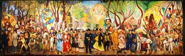 Sueño de una tarde dominical en la Alameda - Diego Rivera Sueño de una tarde dominical en la Alameda - Diego Rivera