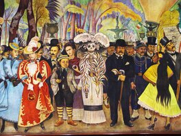 Sueño de una tarde dominical en la Alameda - Diego Rivera Sueño de una tarde dominical en la Alameda - Diego Rivera