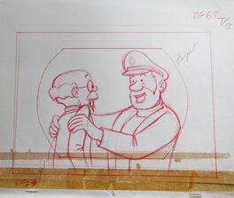 Studios Belvision - Tintin Objectif Lune - Original art