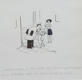 Morez - Le meilleur ami de l'homme - Original Illustration