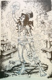 Dave Myers - Papa Legba Vaudou Voodoo - Original Illustration