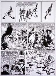 Planche originale - Peter Pank - El Licantropunk