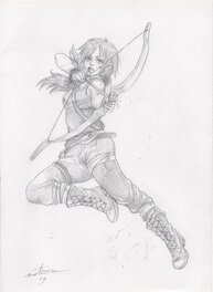 Marlon Teunissen - Tomb Raider / Lara Croft - Illustration originale