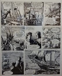 Ted Kearon - Robot Archie - " The Colar Sea Mystery " - Comic Strip