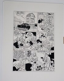 Yves Chaland - Bob Fish, p 30, Metal Hurlant 56 - Planche originale