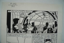 Freddy Lombard, F-52 (dessin), p 32, avec Yann (scénario), Humanoïdes Associés, 1990. Freddy Lombard, F-52 (dessin), p 32, avec Yann (scénario), Humanoïdes Associés, 1990.