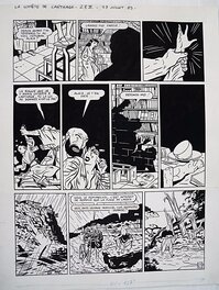Yves Chaland - Freddy Lombard, p 23, La Comète de Carthage -avec Yann (scénario)-Humanoïdes Associés, 1986 - Comic Strip
