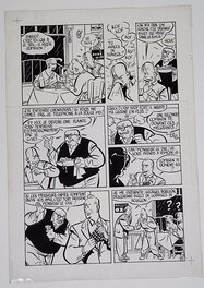Yves Chaland - Freddy Lombard, Le Testament de Godefroid de Bouillon, Magic Strip, 1981. - Comic Strip
