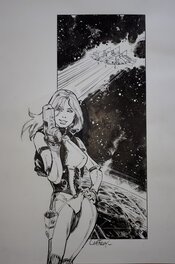 Valerian illustration for ex-libris