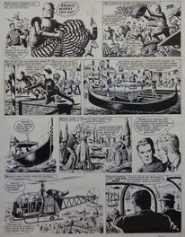 Ted Kearon - " Robot Archie - Crime Buster " - Planche originale