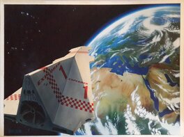 Mark Salwowski - Earth Shuttle - Original Illustration