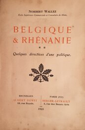 1923, un des ouvrages de Wallez