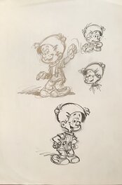 Jean Roba - Boule & Bill - crayon - Planche originale