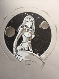 Olivier Vatine - Laureline par Olivier Vatine - Original Illustration